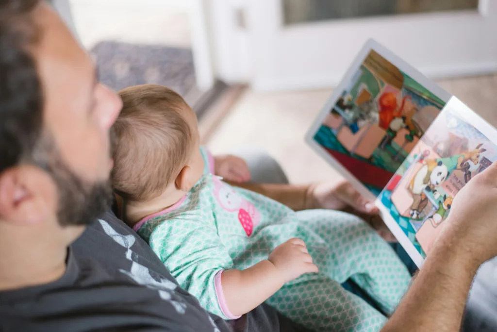 reading books with your kids