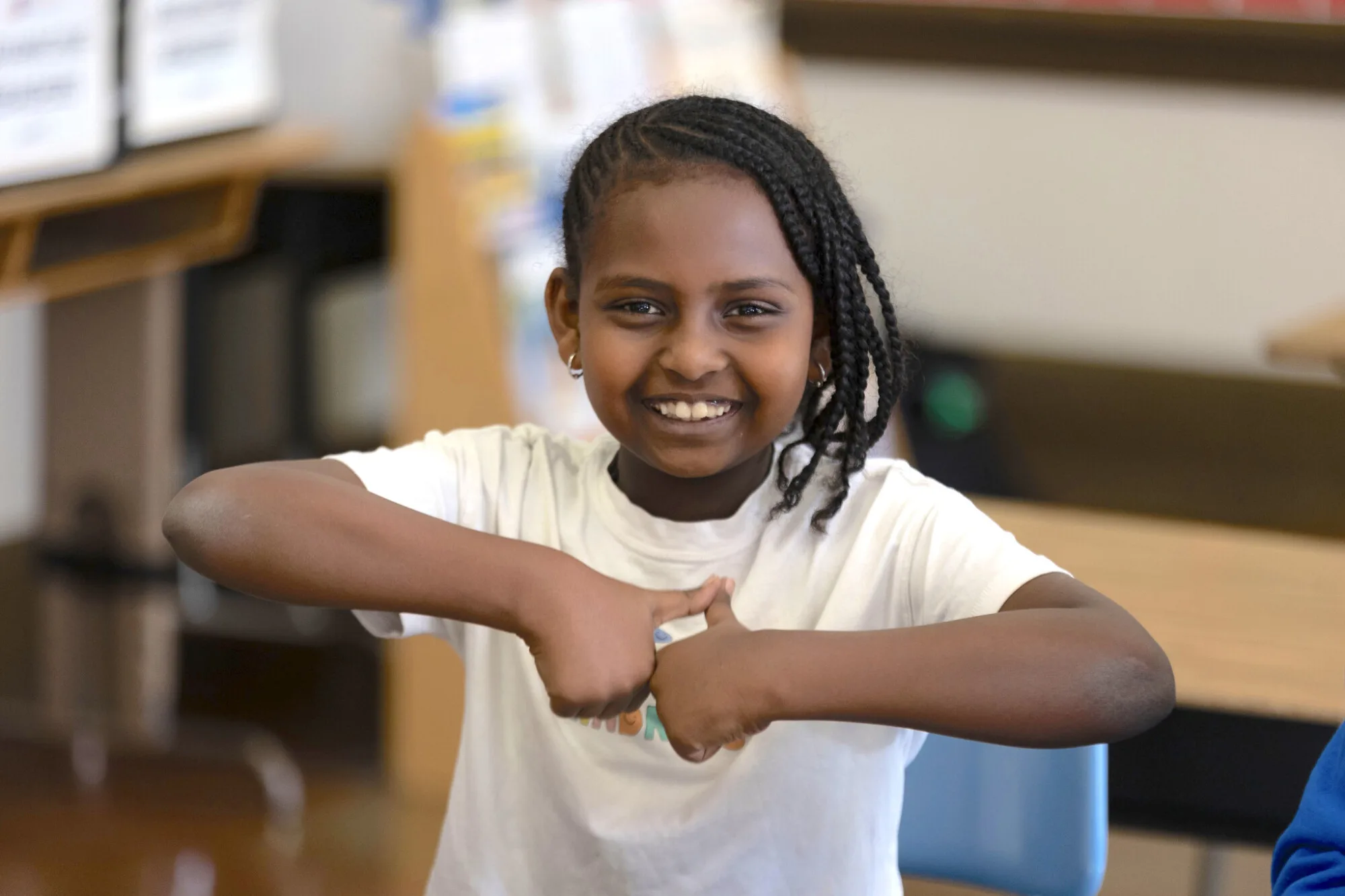 young female student smiling
