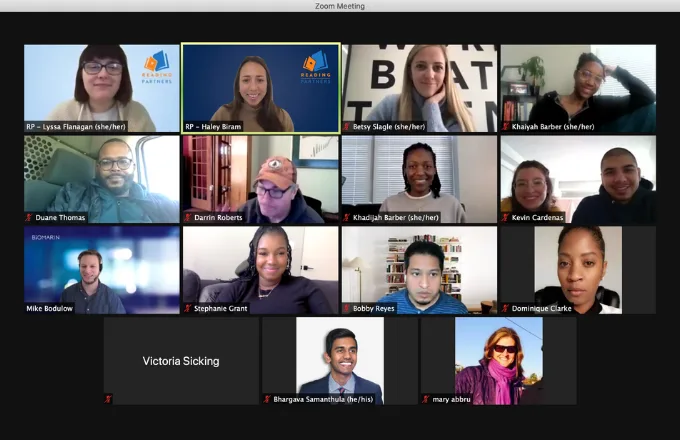 a zoom screenshot of the tulsa remote team