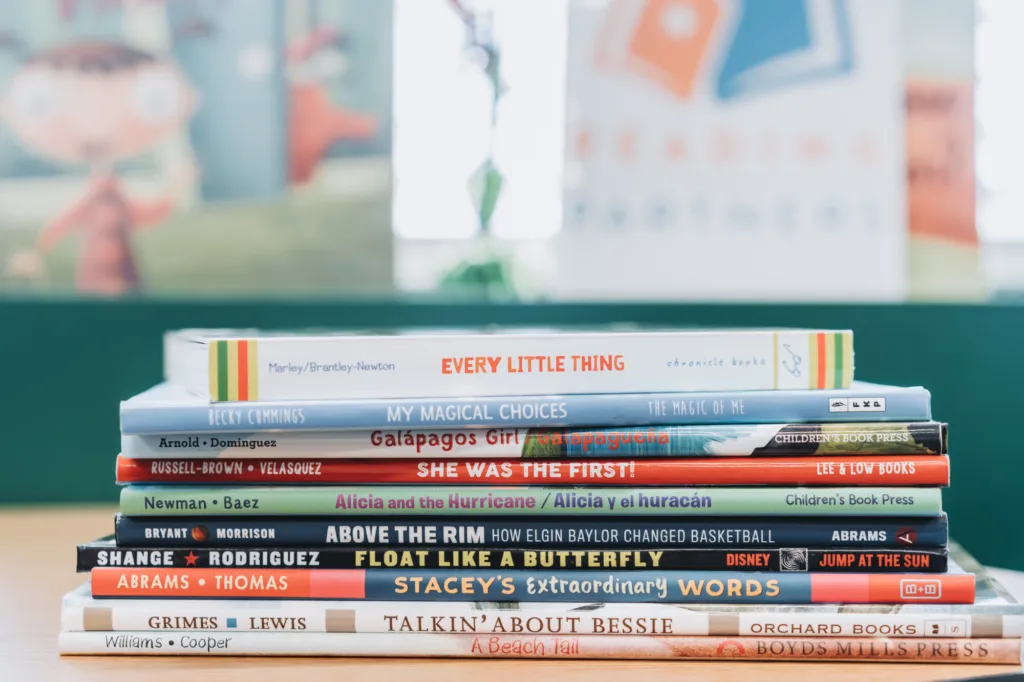 book stack