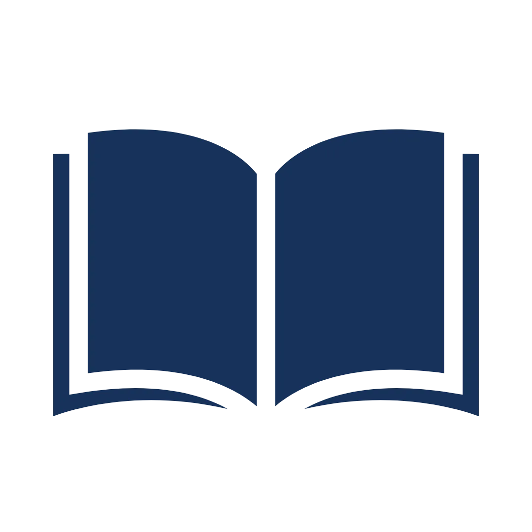 navy blue book icon