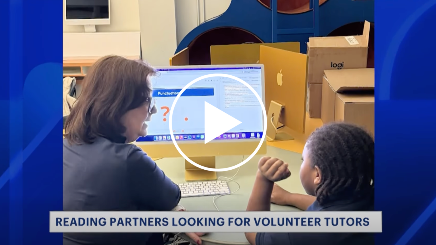 reading partners in newark looking for volunteer tutors